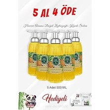 Nacario Hawaii Ananas Zeytinyağlı Köpük Sabun 500 ml 5 Al 4 Öde Rosie Pamuk