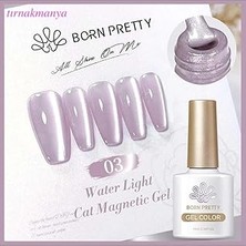 Nacario Born Pretty 10ML Water Light Cat Magnetic Kalıcı Oje Wl-03 (58465) 4456