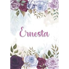 Nacario Ernesta: Taccuino A5 | Nome Personalizzato Ernesta | Regalo Di Compleanno Per Moglie Mamma Sorella