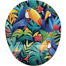 Nacario Tropik Tukan Kuşu Bilek Destekli Mouse Pad