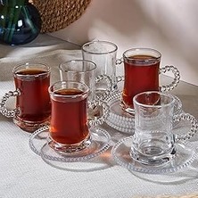 Nacario Perotti Pearl 12 Parça Altı Kişilik Çay Bardağı Seti 180 ml