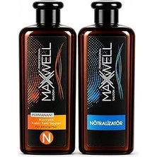 Nacario Professional Perma Seti - 500ML Perma Ilacı (F) + 500ML Nötralizatör Sabitleyici - Normal Boyalı