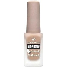 Nacario Gabrini Nude Matte Nail Polish 6 1 Paket (1 x 1 Adet)
