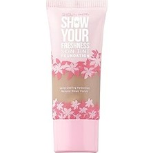 Nacario Show By Pastel Show Your Freshness Skin Tint Foundation - Fondöten, 506 Radiant Sun, 30 ml