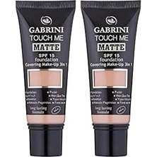 Nacario Gabrini Matte Foundation Mat Fondöten (No: 4) (2 Paketi)
