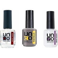 Nacario Fontenay Kalıcı Oje Set Non-Acid Primerbond 15 ml Primer+Strong Base Coat 15 Ml+Top Coat 15 ml