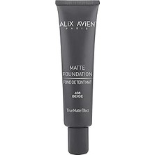 Nacario Alix Avien Uzun Süre Kalıcı Doğal Mat Bitişli E Vitamini Içeren Mat Fondöten - Matte Foundation 408