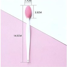 Nacario Siyah Nokta Temizleyici Fırça Burun Siyah Nokta Temizleyici Dudak Peeling Fırça Beyaz