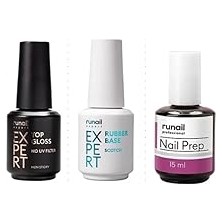 Nacario Fontenay Runail Uv Filtresiz Top Coat 18ML + Rubber Base Scotch 18ML + Nail Prep 15 ml Şeffaf
