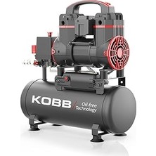 Nacario Kobb KBK8S 1.2hp 8lt 8bar Yağsız Sessiz Taşınabilir Hava Kompresörü