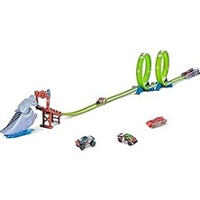 Nacario Metal Machines S1 Shark Oyun Seti Oyuncak Yarış Arabası ile Araç Oyun Seti Diğer Markalarla Uyumlu