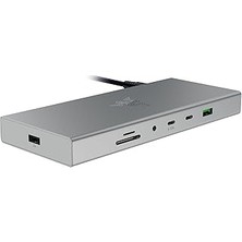 Nacario USB 4 Dock - Oyun Üretkenlik Için 14 Bağlantı Noktalı Yüksek Hızlı Dock - Çift Ekran Deste