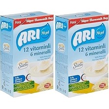 Nacario Ari Mama 12 Vitaminli 6 Mineralli Sütlü Pirinçli 500 gr (2 Paketi)