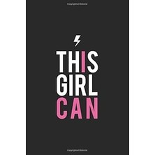 Nacario This Girl Can: Recipe Paper (6x9 Inches) With 120 Pages