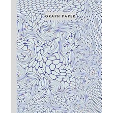 Nacario Independently Published 8" x 10" Graph Paper - Twisted Beehive - 106 Pages - + Orange On White
