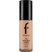 Nacario Invisible Cover Hd Hafif Yapılı & Yarı Parlak Bitişli SPF30 Fondöten
