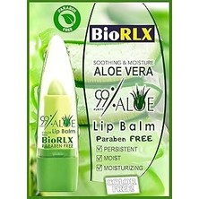 Nacario Biorlx 99% Purity Aloe Vera Color Free And Paraben Free Soothing Lip Balm Naturally Moisturize And