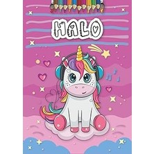 Nacario Independently Published Halo: Personalized Coloring Book For Halo | Theme: Unicorn | Birthday Gift
