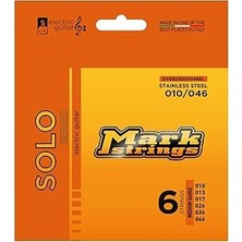 Nacario Mark Strings Solo Stainless Steel 10-46 Elektro Gitar Teli