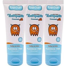 Nacario Babyton Doğal Hindistan Cevizi Macunu 3'lü Set 50 gr