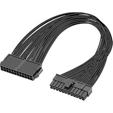 Nacario 24 Pin Uzatma 30 cm 24 Pin Power Uzatma Kablosu