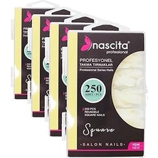 Nacario 250'LI Kutulu Square Takma Tırnak - 173 (4 Paketi)