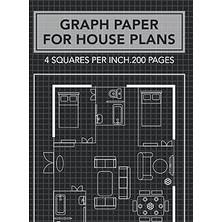 Nacario Graph Paper For House Plans: 4x4 Grid Paper For Architects