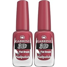 Nacario Gabrini 3D Nail Polish 21 1 Paket (1 x 1 Adet) 2li Paket