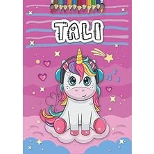 Nacario Independently Published Tali: Livre De Coloriage Personnalisé Pour Tali | Licorne | Cadeau D'annive