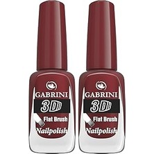 Nacario Gabrini 3D Nail Polish 37 1 Paket (1 x 1 Adet) 2li Paket