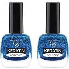 Nacario Keratin Nail Color Glitter NO:413 - Oje 2li Paket