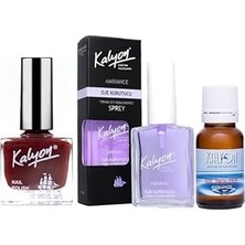 Nacario Kalyon Oje 308 + Oje Kurutucu Sprey 17 ml + Oje Çözücü