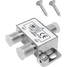 Nacario Lunatic 1848 2 Li Uydu Splitter Kablo Tv Rg6 Anten Çoklayıcı Dağıtıcı 3D Hd Sd Yayınları