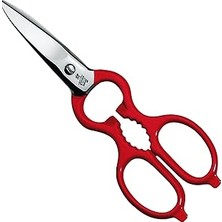 Nacario Zwilling Shears Çok Amaçlı Makas, Paslanmaz Çelik, Kırmızı