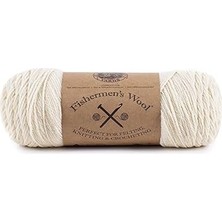 Nacario Lion Brand Yarn Company 1 Parça Balıkçı Yünü, Doğal