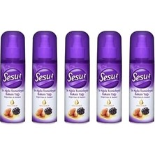Nacario Sesu Sir Ağda Temizleyici Bakım Yağı Böğürtlen & Badem 5X150ML