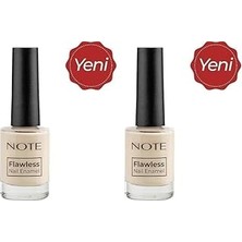 Nacario Note Nail Flawless Oje 46 Cream Beige, Bej 2li Paket