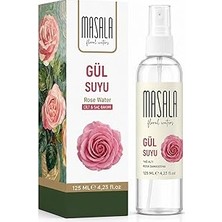Nacario Masala Saf Gül Suyu 125 ML%100 Doğal Yağlı Hidrosol - Tonik Floral Water Hydrosol Tonic