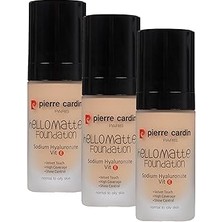 Nacario Hello Matte Yüksek Kapatıcı Etkili Mat Fondöten Tawny Beige (3 Paketi)