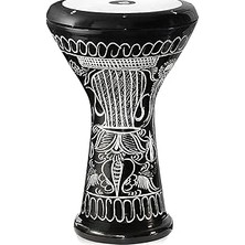 Nacario Profi Solo Darbuka El Gravürü 3029-S Siyah 44,5 Cm.