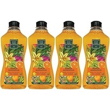 Nacario Bodrum Mandalinası Doğal Zeytinyağlı Sıvı Sabun 1.5 Litre Pet Şişe x 4