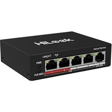 Nacario Hilook 4 Portlu Hızlı Ethernet Yönetilmeyen Poe Anahtarı