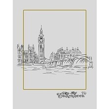 Nacario Sketchbook: River Scene, Large 8.5" x 11", 110 Pages, Perfect For Everyone, Crayons, Pencils, Drawi