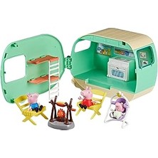 Nacario Peppa Pig Üç Küçük Domuzcuk Karavan Oyun Seti, 3 Figürlü, Evie Dahil, 3 Yaş Üzeri Kız Erkek Ç