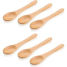 Nacario 6'lı Bambu Ölçü Baharat Kaşığı Seti, Çok Renkli, 13 cm