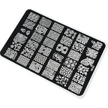 Nacario Nail Stamping Baskı Plakası Büyük Boy Xl HK03