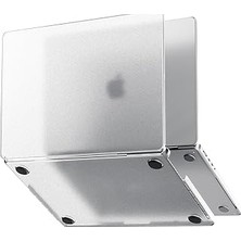 Nacario Minesk Macbook Air 13,6 M4 (A3240) M3 (A3113) M2 (A2681) Polikarbonat Sert Koruyucu Çizi