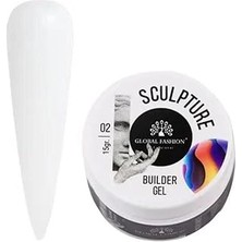 Nacario Fontenay Sculpture Poly Gel 15 gr 02 - Hamur Jeli Renk:milky White 15GR No:2 Beyaz