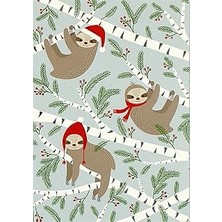Nacario Merry Sloths Small Boxed Holiday Cards (Christmas Cards, Greeting Cards)