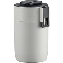 Nacario 304 Çelik Gri 580 ml Yemek Mama Taşıma Saklama Kabı (Sicak Tutmaz) CIN561GR